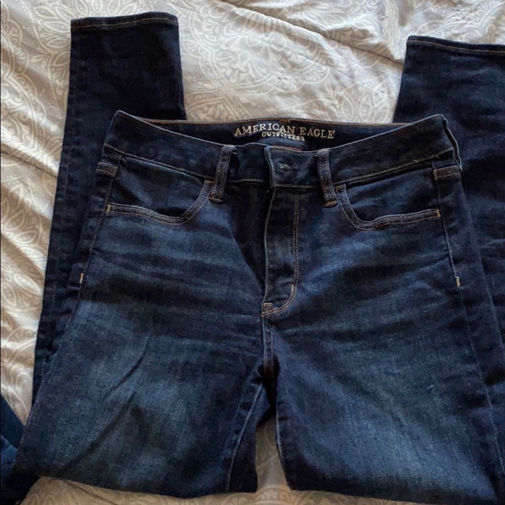 American eagle denim ankle skinny jeans